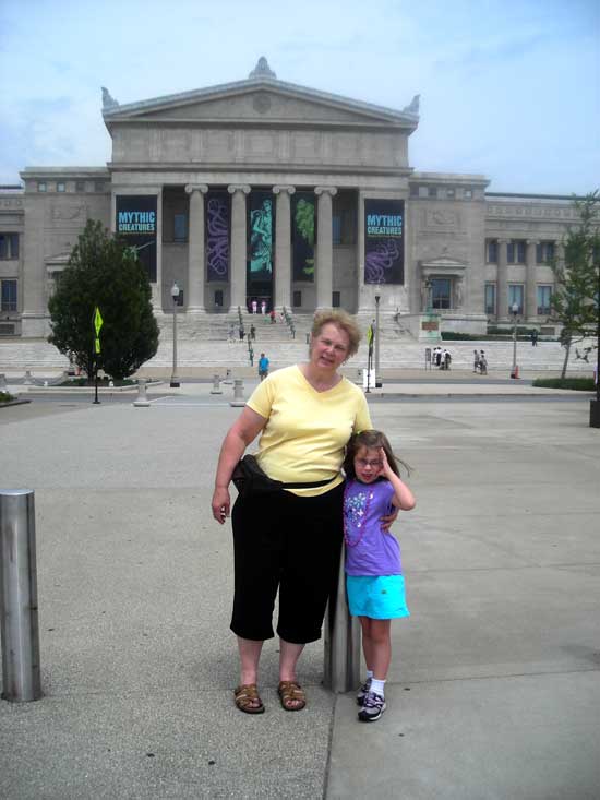 Karen and Rachel at the Field Museum