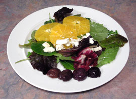 Mediterranean Salad with Oranges and Olives