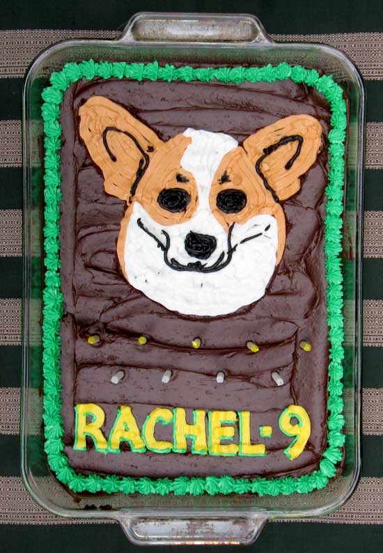 Rachel's Corgi cake